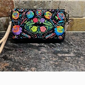 NWOT Consuela Rita Black Patent Leather Uptown Crossbody